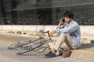 Bicycle accident in Brownsville, Texas